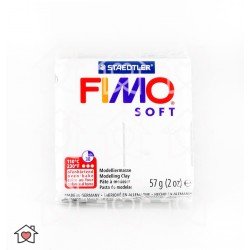 Fimo Soft, 57 g. balta.