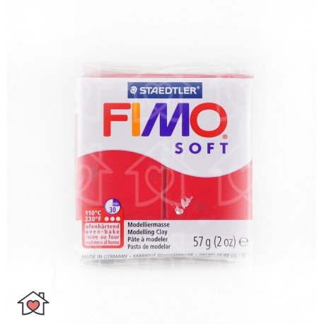 Fimo Soft , 57g. rožinė .