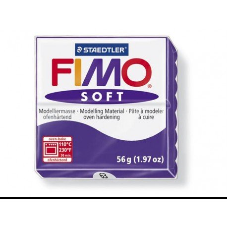 Fimo Soft , 57g. violetinė.