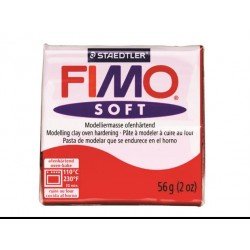 Fimo Soft , 57g. Raudona 26