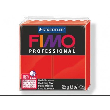 Fimo Soft , 57g. Šviesiai raudona 24